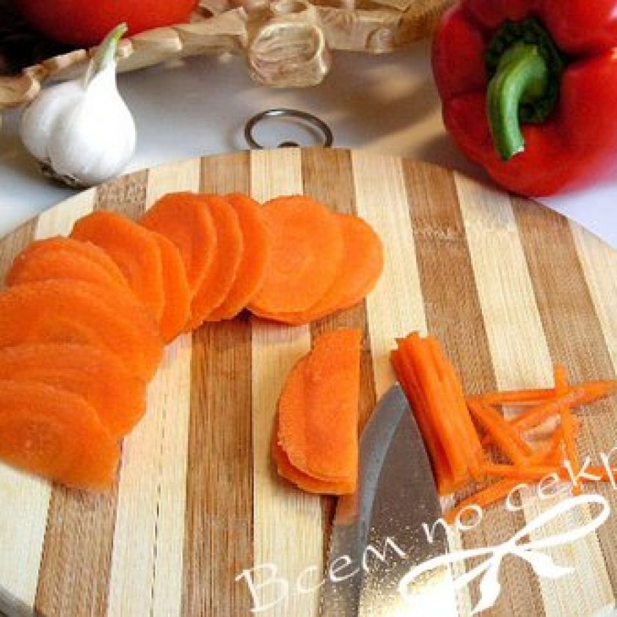 Морковь для лагмана из говядины