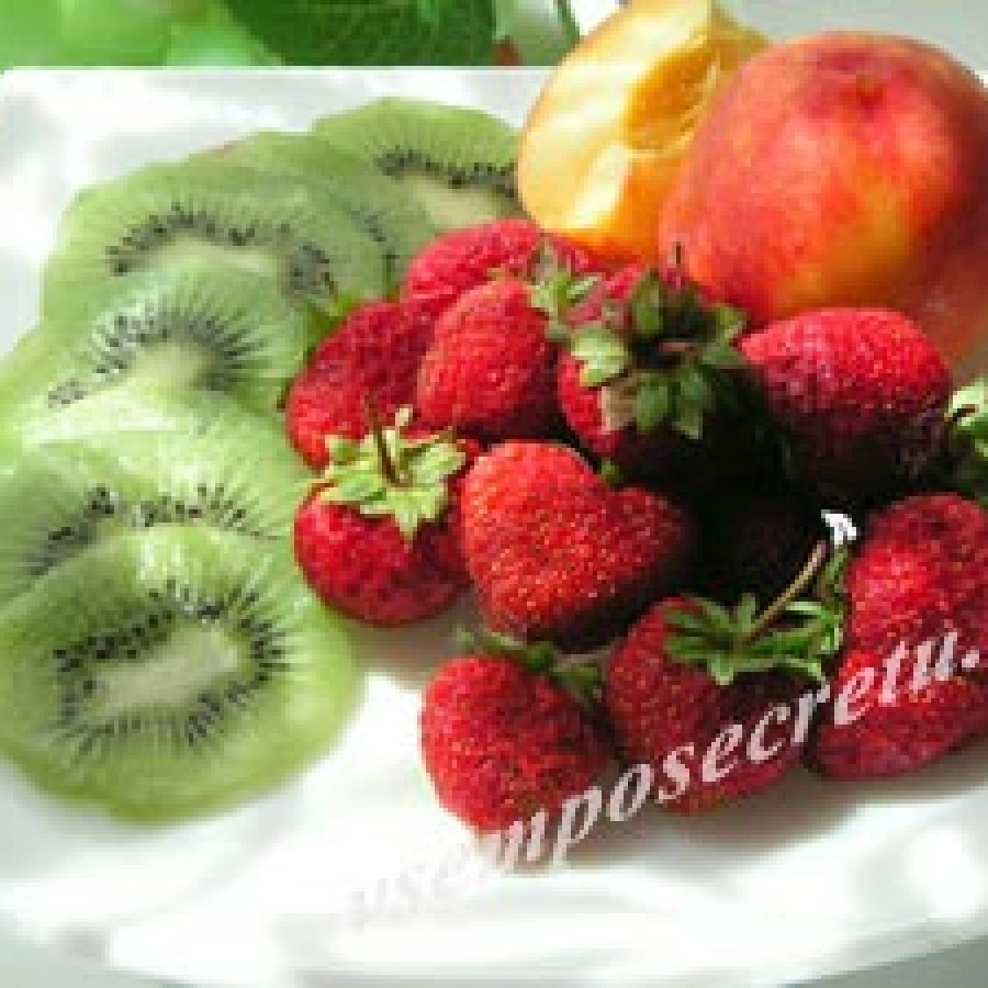 фрукты для творожного завтрака